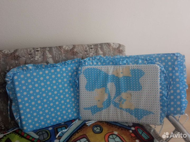 Бортики в детскую кроватку, новые непользованные