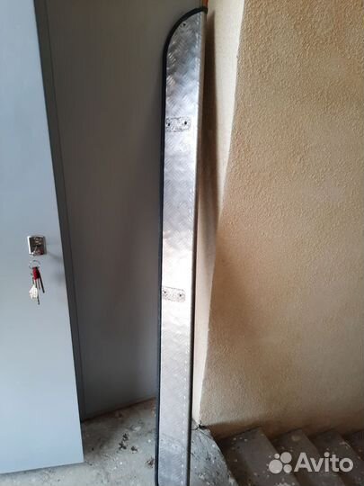 Подножки пороги на toyota Land Prado