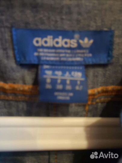 Джинсовая легкая туника адидас