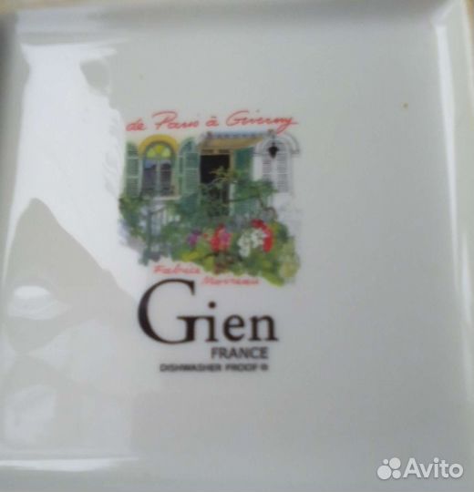 Блюдо Gien *Париж* Франция