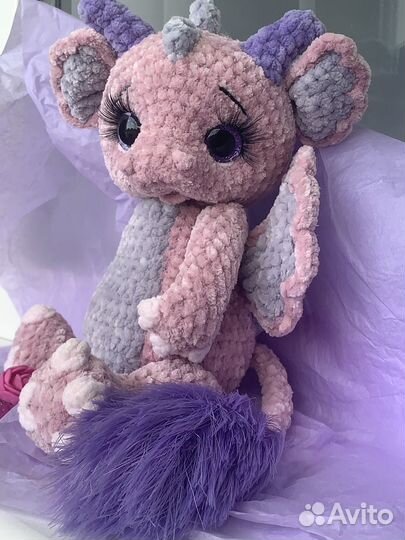 Вязанные плюшевые Игрушки, ручной работы