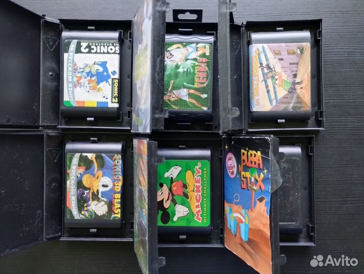 Картриджи для сега sega mega drive 2