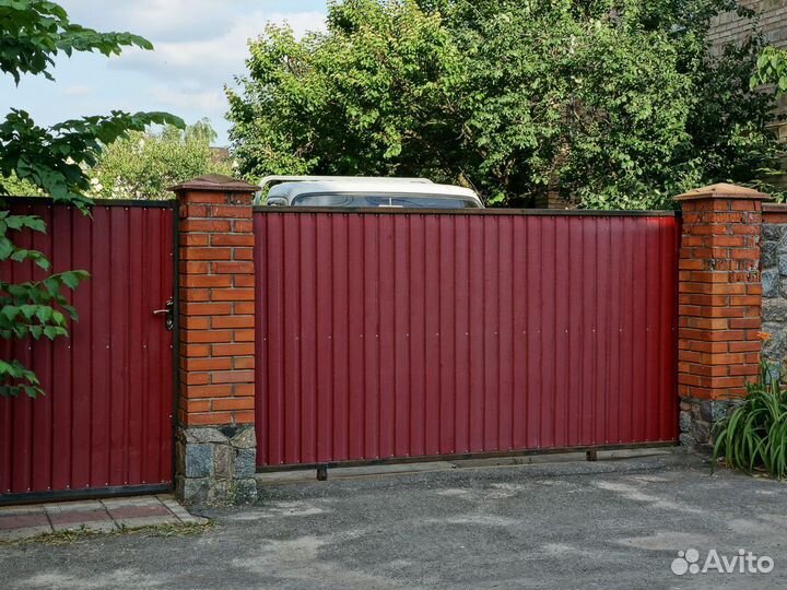 Откатные ворота 14-31 д. Бесплатный замер