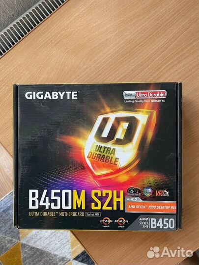 Материнская плата gigabyte b450m s2h