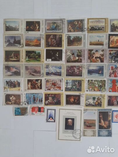 Марки СССР искусство