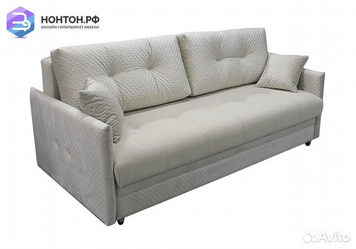 Диван еврокнижка Неаполь бежевый