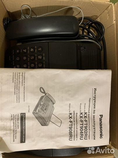 Телефон факс panasonic