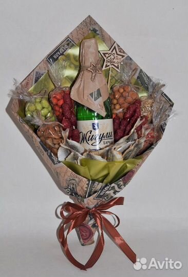 Съедобный букет мужчине