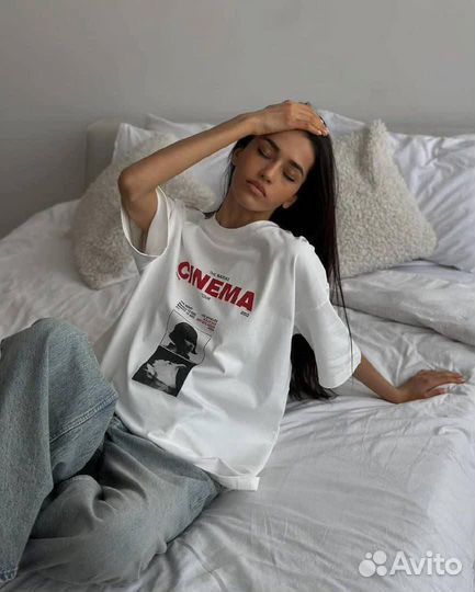 Футболка женская оверсайз