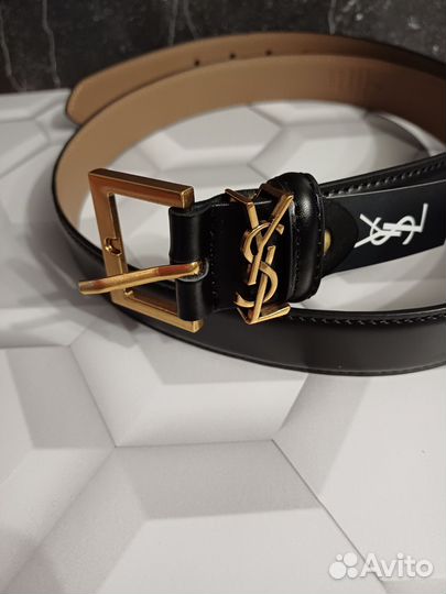 Ремень женский кожаный YSL