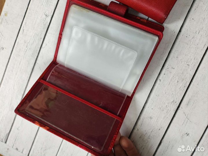 Обложка для автодокументов натуральная кожа