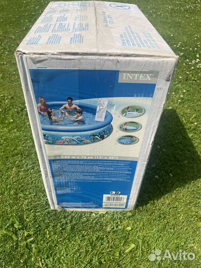 Надувной бассейн Intex 54904 3.66м x 76 см