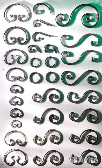 Кованые элементы для забора, ворот, мебели
