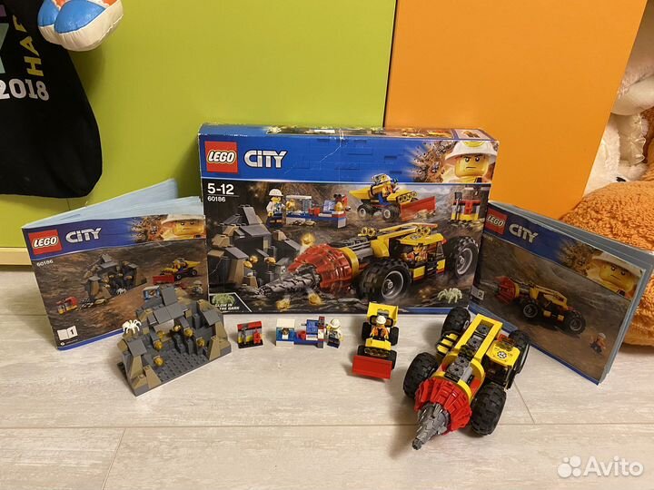 Lego тяжелый бур для горных работ