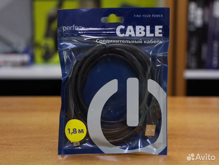 Кабель Mini USB Perfeo U4302 джойстик PS3/PSP 1.8м