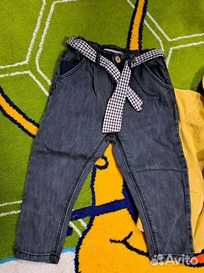 Ветровка, джинсы Zara 86-92