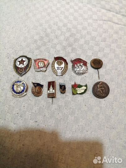 Значки СССР. тяжёлые. 11 шт. 1-м лотом
