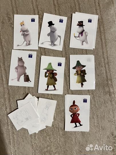 Наклейки Лента Муми Тролль