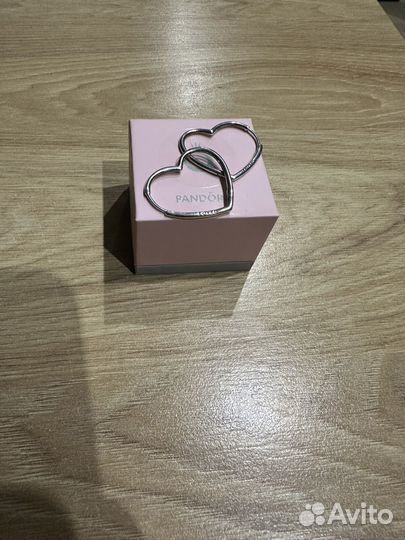 Pandora серьги сердца