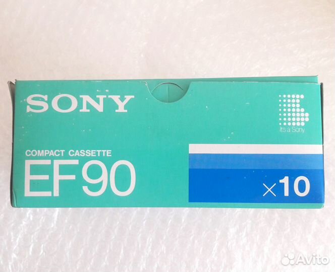 Аудиокассеты Sony EF90 (10 шт.)