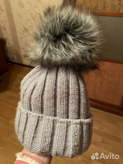 Шапка на девочку 9-10 лет