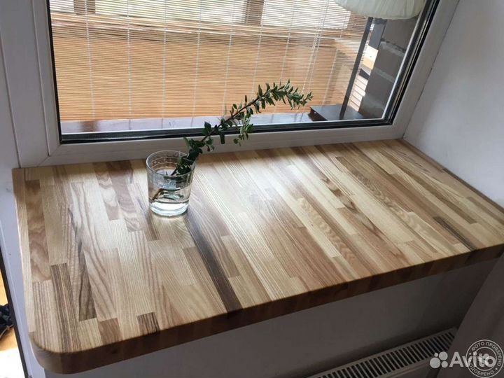 Поддоконик из массива дерева