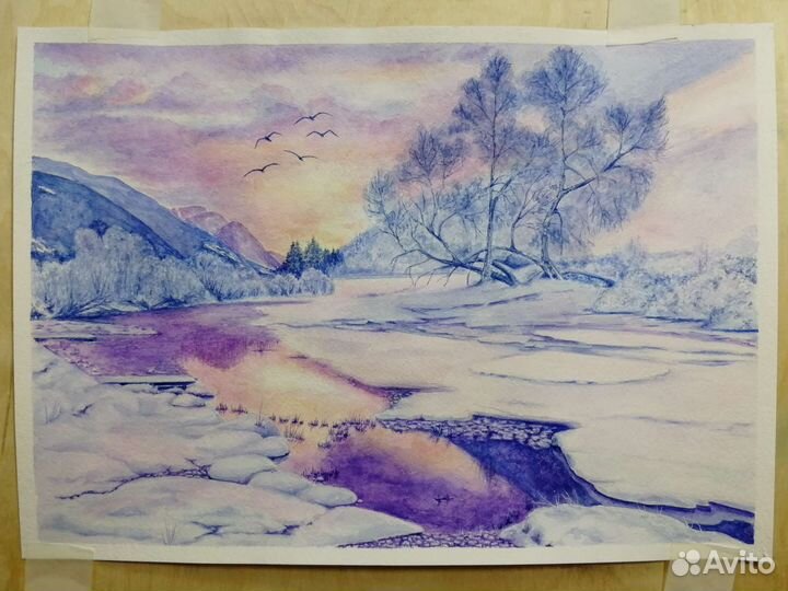 Акварельные работы