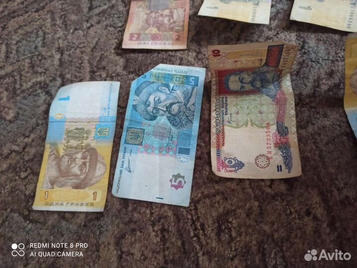 Гривны и боны