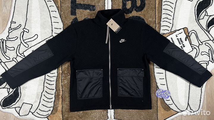 Куртка Nike Fleece Biege/Black