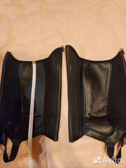 Краги для верховой езды Fouganza, размеры на фото