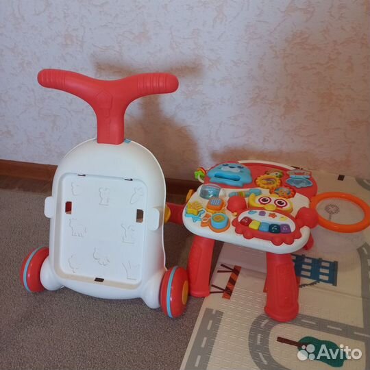 Ходунки каталка столик детские