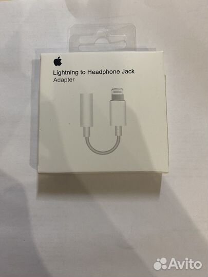 Переходник lightning 3.5 jack