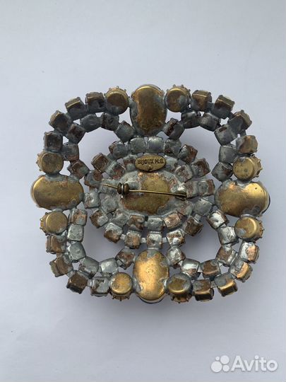 Винтажная брошь Bijoux M.G