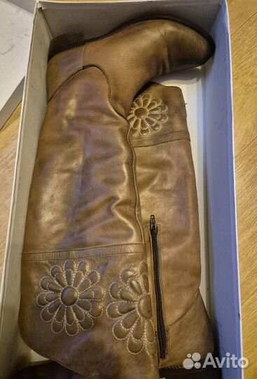 Сапоги женские натуральная кожа р.41