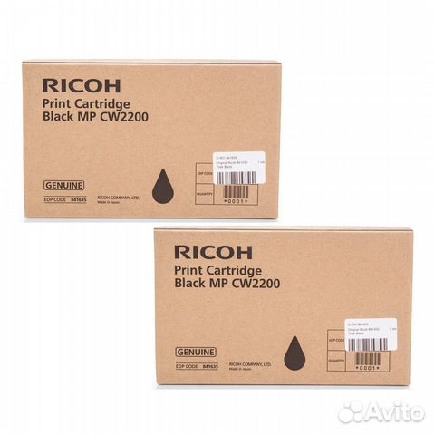 Струйный картридж Ricoh Ink Cartridge Type 119105