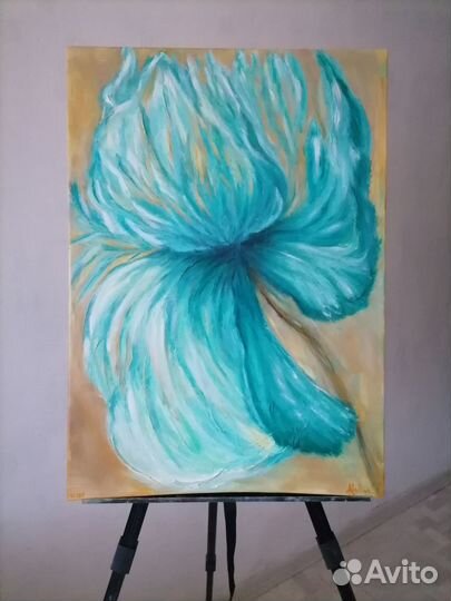 Авторская интерьерная картина маслом