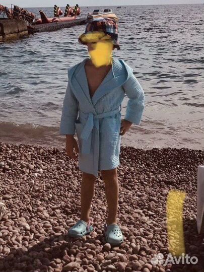 Халат детский 98-104 вафельный