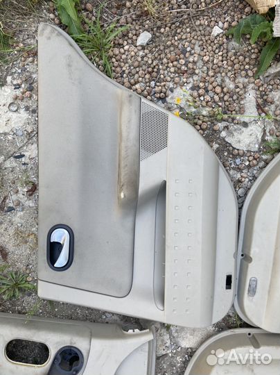 Карты дверные Рено Меган2 со шторками