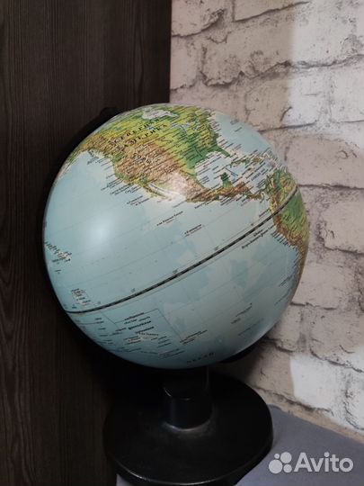Глобус Proff с физ. картой Земли и рельеф. поверх