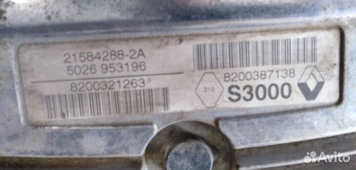 Рено Меган 2 эбу двс Блок Управления двигателем