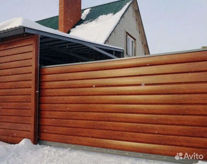 Откатные и раздвижные ворота. Под ключ