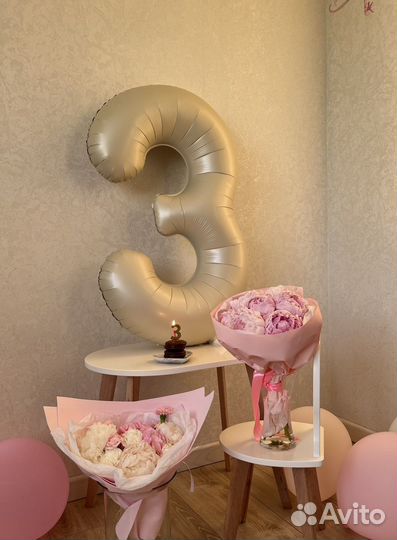 Шарик цифра 3