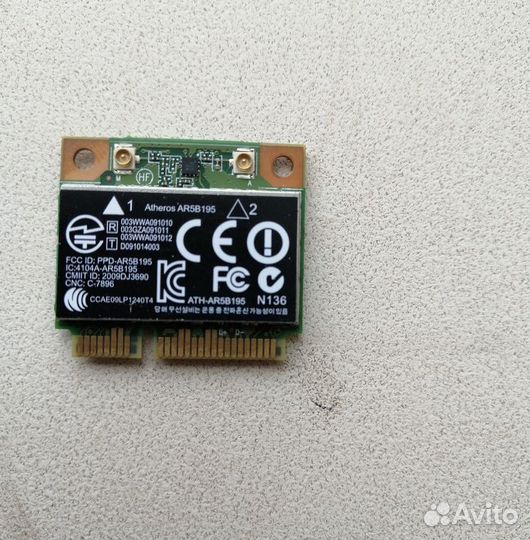 Модуль Wi-Fi Atheros (AR5B195) новый к ноутбукам