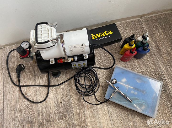 Аэрограф и компрессор