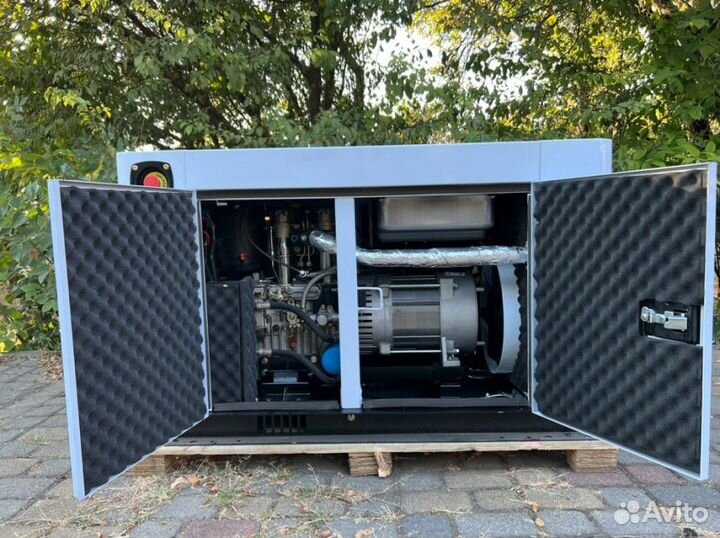 Дизельный генератор 15 kW G-power трехфазный с пос