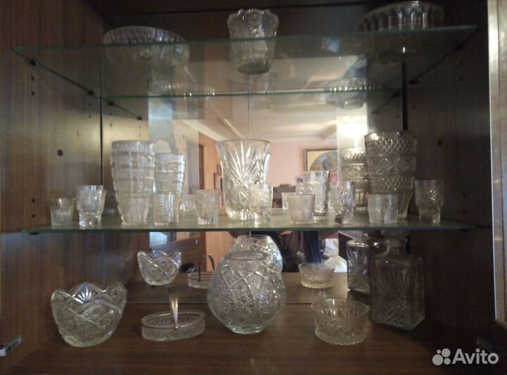 Ваза хрустальная