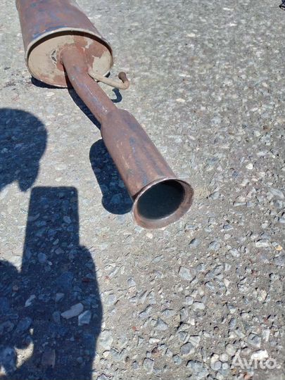 Выхлопная труба на priora