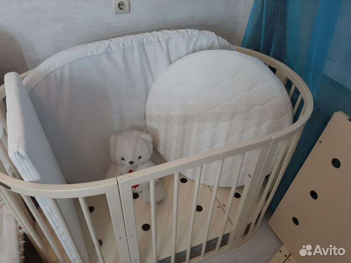 Кроватка-трансформер комфорт бэйби +3 матраса