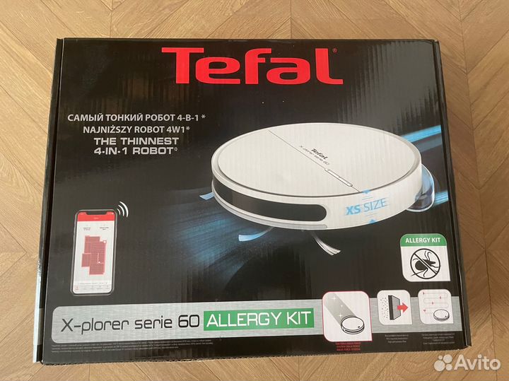 Робот пылесос tefal explorer serie 60