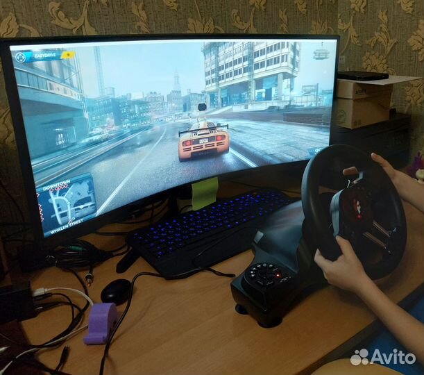 Руль игровой FlashFire Force Wheel WH-2304V